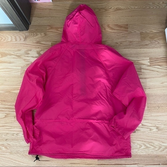 Vintage L.L. Bean Pink Nylon Windbreaker Jacket M - Picture 4 of 6
